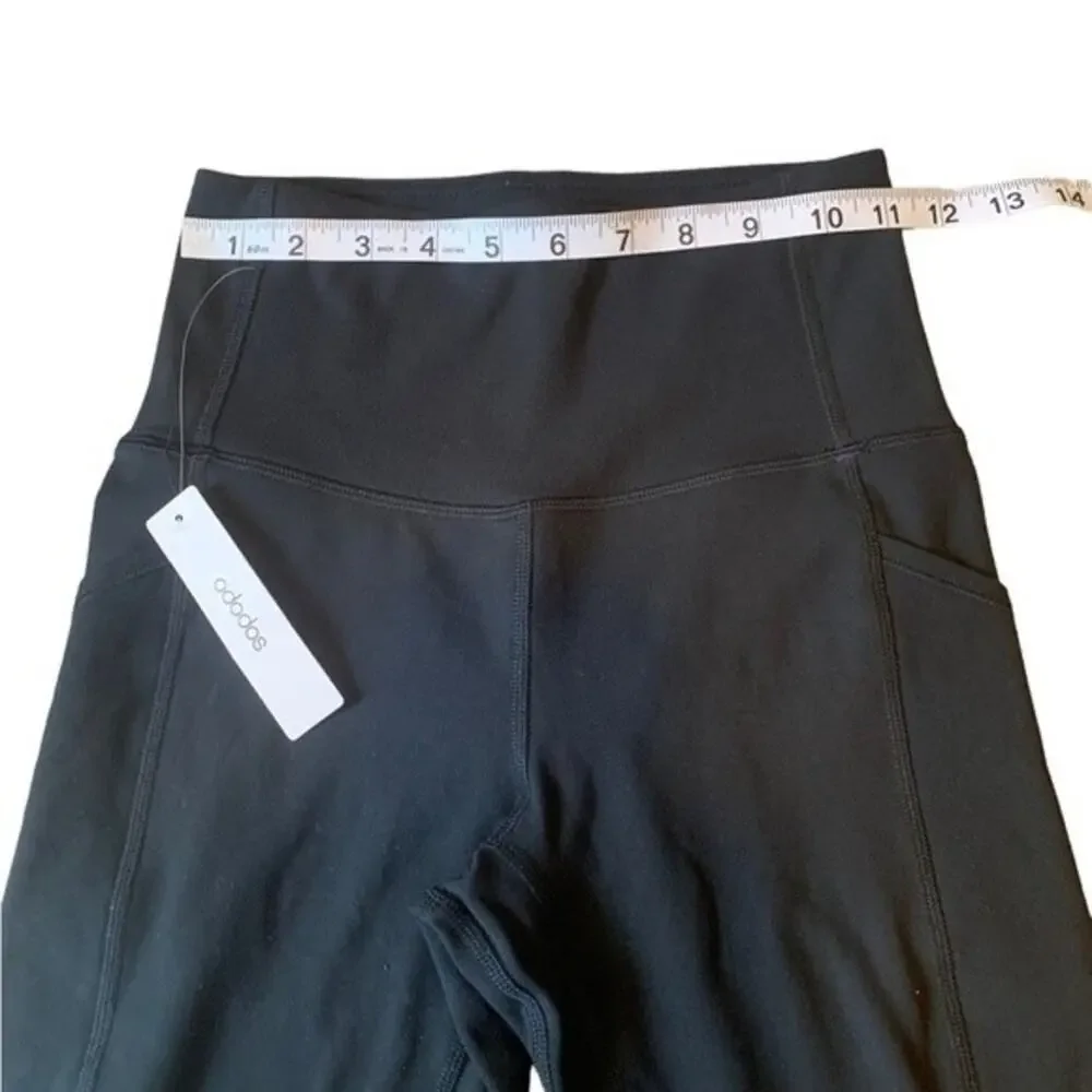 NWT Ododos Leggings High Waist 7/8 Length Activewear Black Size XS‎